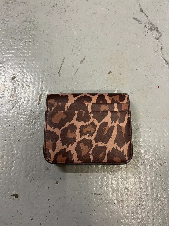 Balenciaga Balenciaga Leopard Print Leather Wallet Size ONE SIZE - 3 Thumbnail