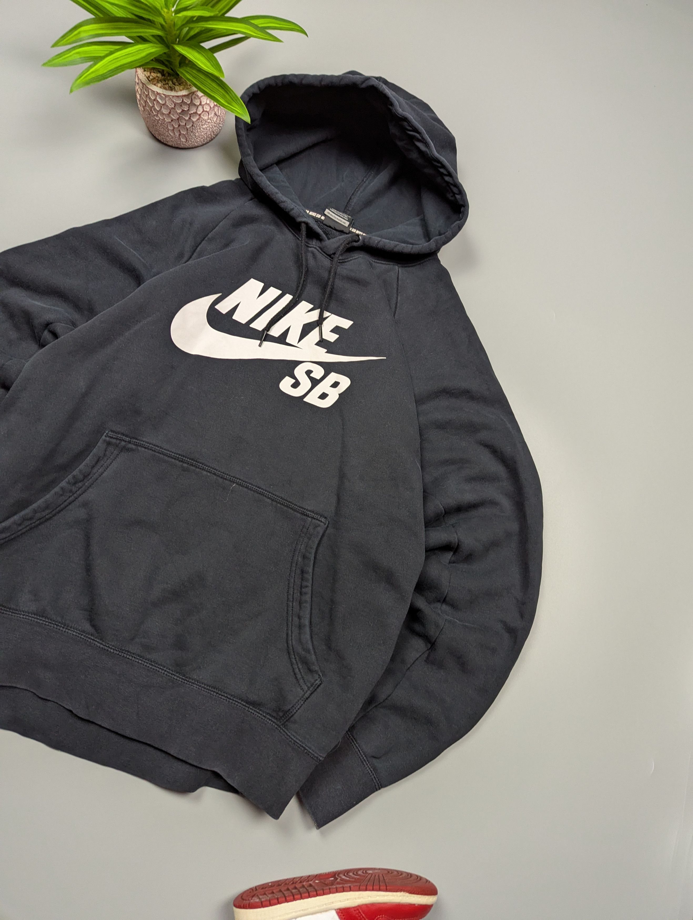 Nike NIKE SB Vintage 2006s Men's Black Loose Fit Sports Hoodie Size US L / EU 52-54 / 3 - 5 Thumbnail