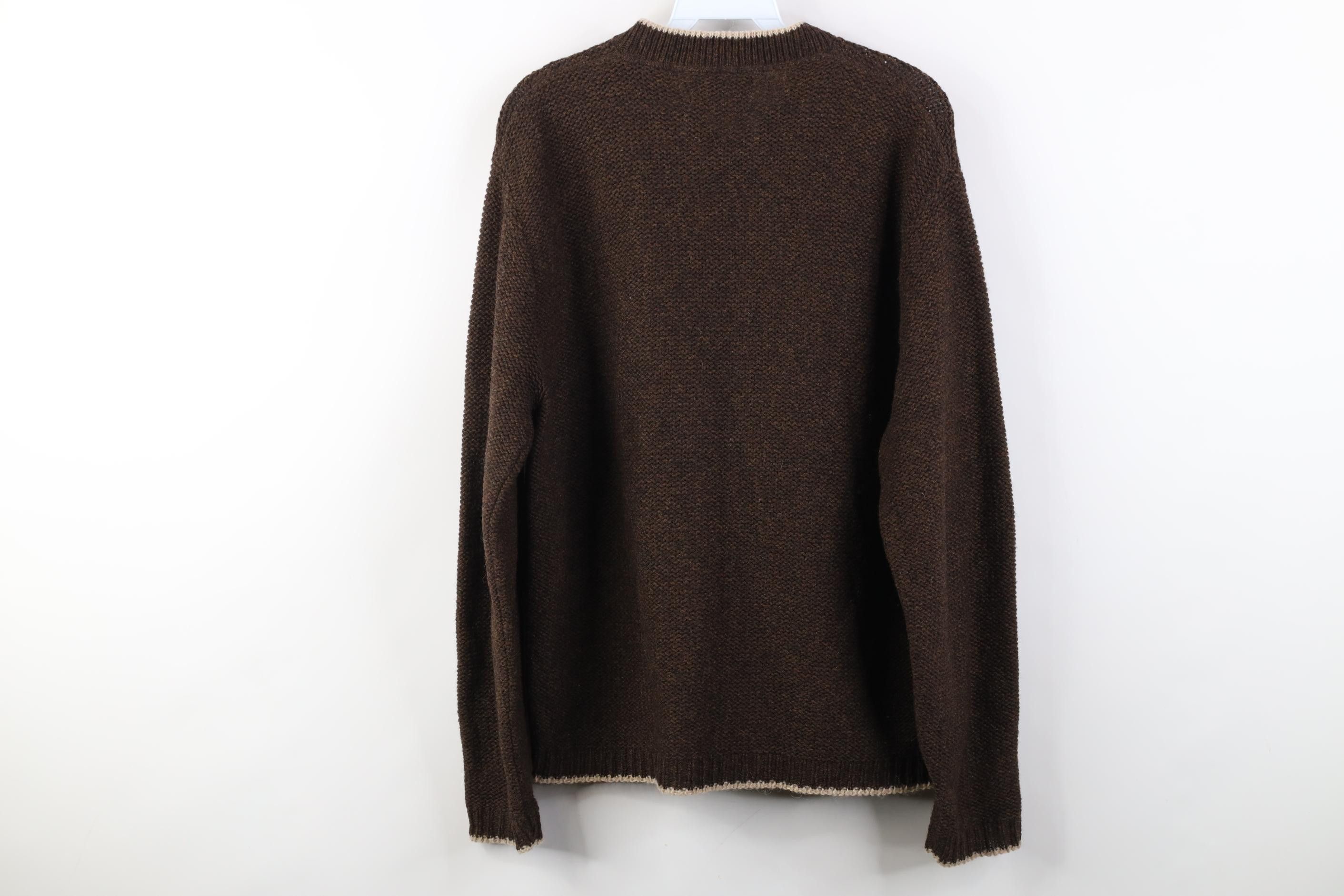 Vintage Vintage 50s 60s Streetwear Wool Zip Cardigan Sweater USA Size US XXL / EU 58 / 5 - 8 Thumbnail