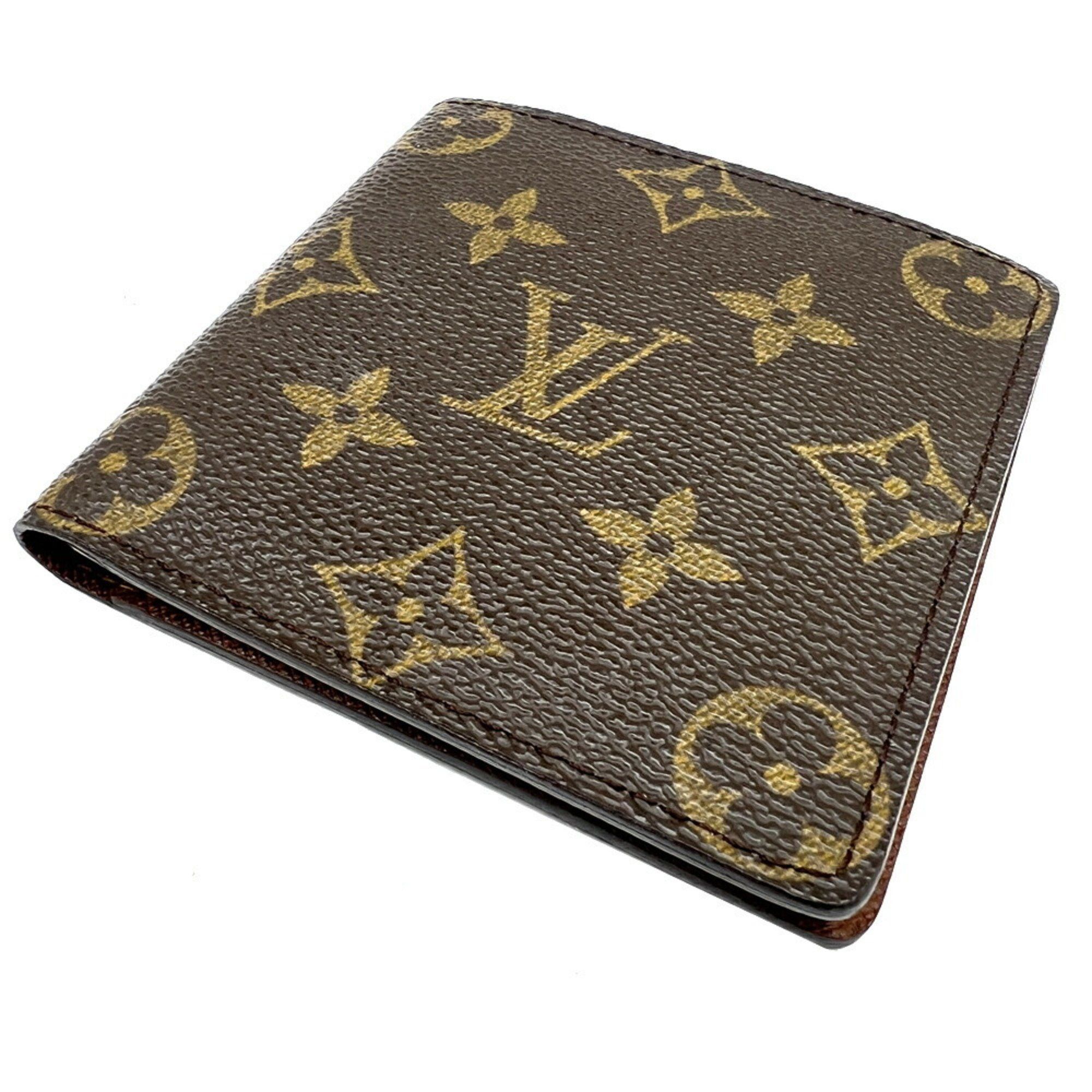 Louis Vuitton Louis Vuitton Portobier 6 CT2137 Business Card Holder/Card Case Coated Canvas Monogram Brown Size ONE SIZE - 1 Thumbnail