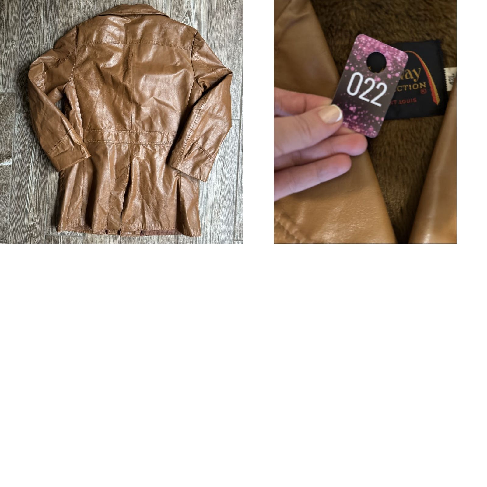 Vintage VINTAGE Gateway Coat Mens Leather Trench 42L Mid-Length Removable Lining Brown Retro 70s Size US XS / EU 42 / 0 - 8 Thumbnail