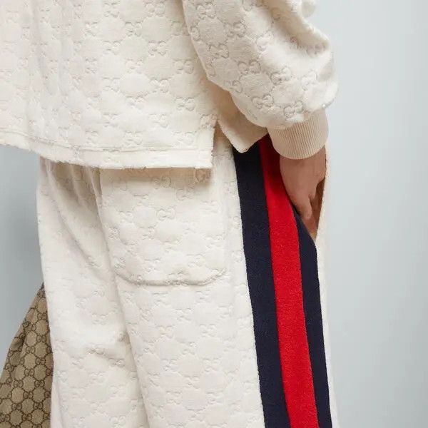 Gucci o1la5ras0426 Cotton Blend Shorts in White Size US 30 / EU 46 - 3 Thumbnail