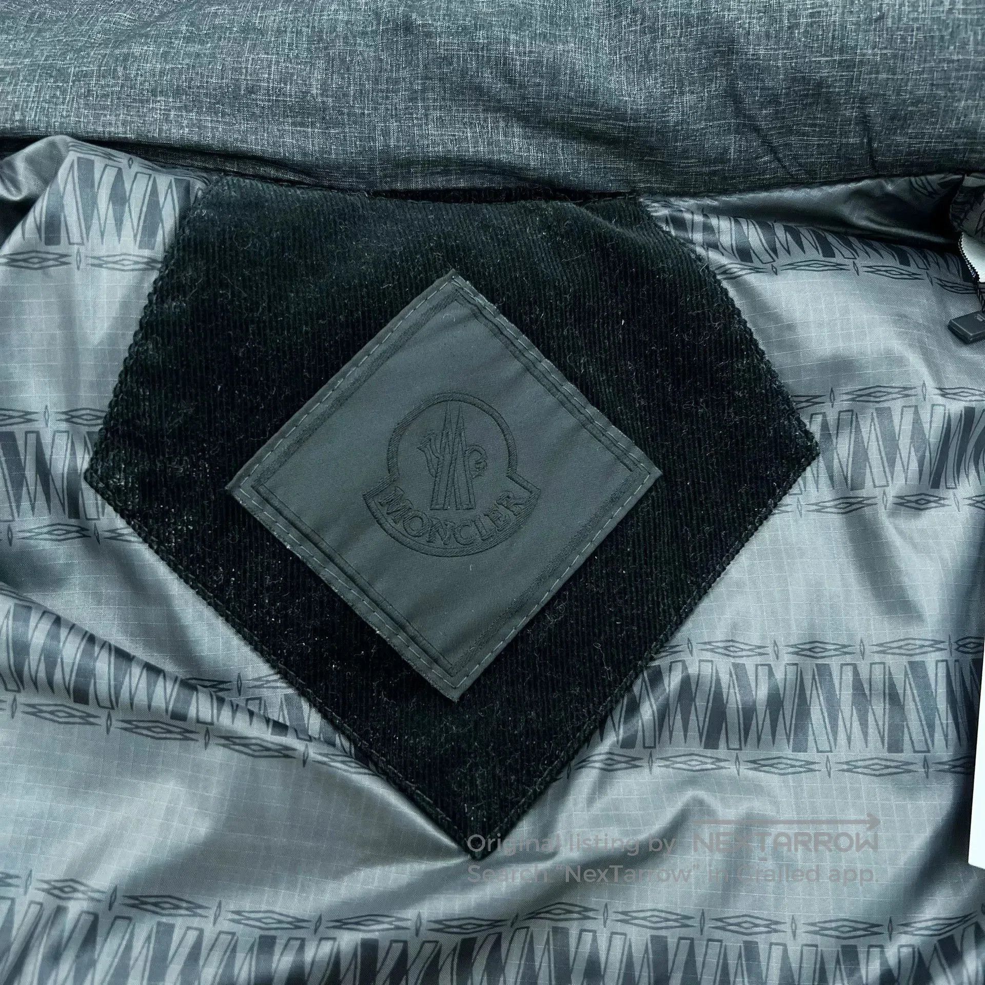 Moncler Moncler Quilted Down Vest with Striped Collar. Size US M / EU 48-50 / 2 - 5 Thumbnail