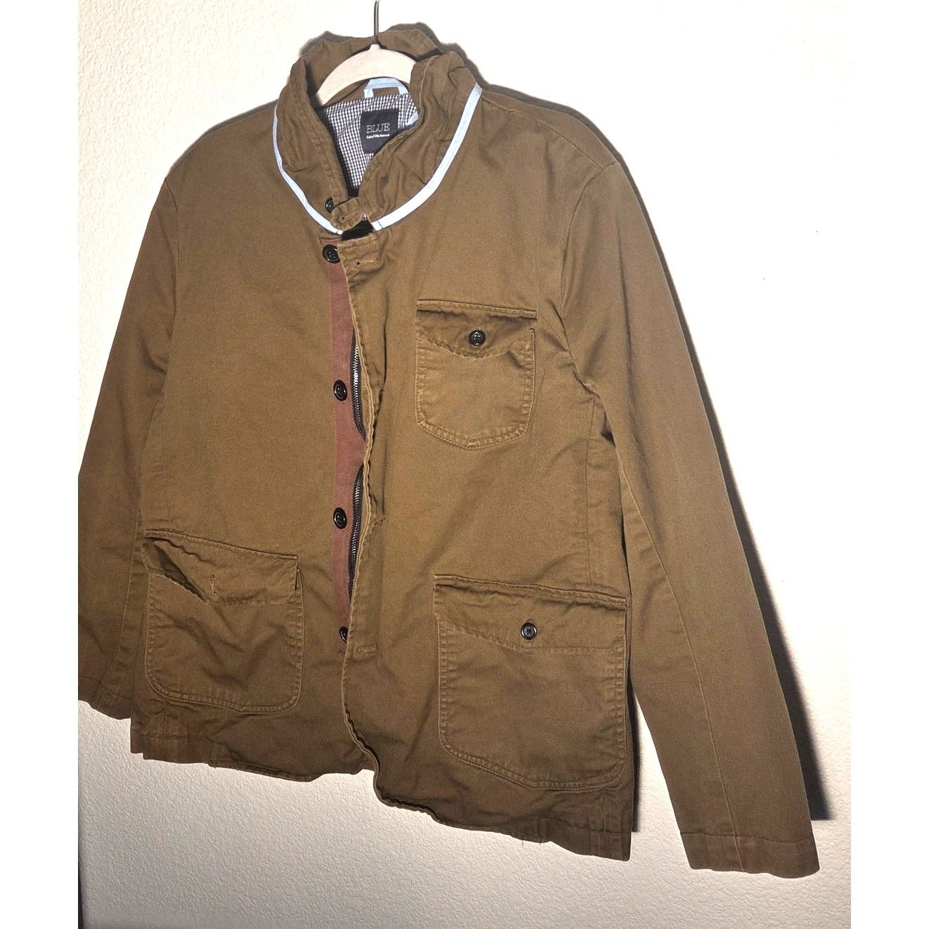 Saks Fifth Avenue Blue by Saks Fifth Avenue Brown/Green Field Jacket Small Size US S / EU 44-46 / 1 - 4 Thumbnail