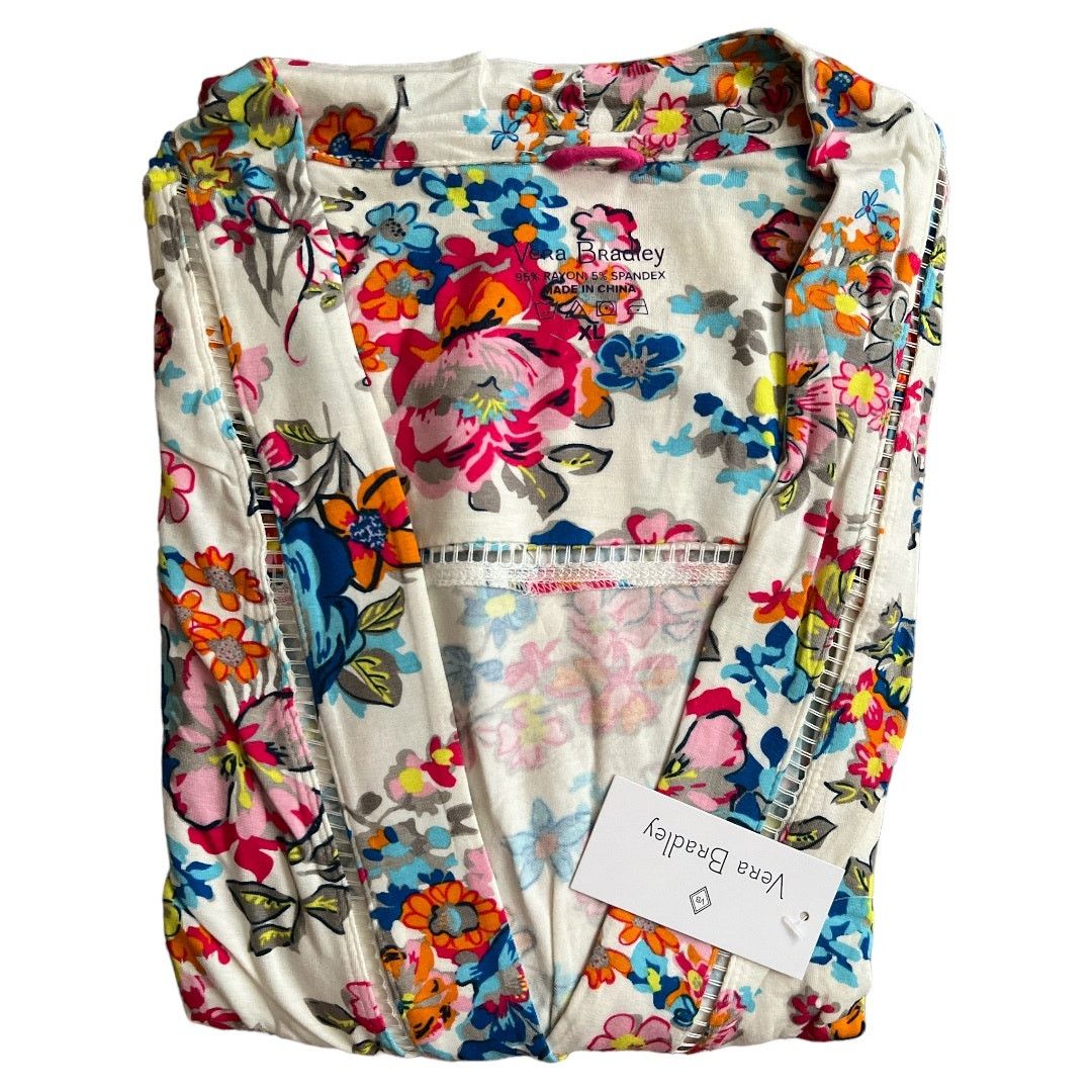 Vera Bradley VERA BRADLEY Pretty Posies Heather Wrap Robe w/ Tags, XL Size ONE SIZE - 4 Thumbnail