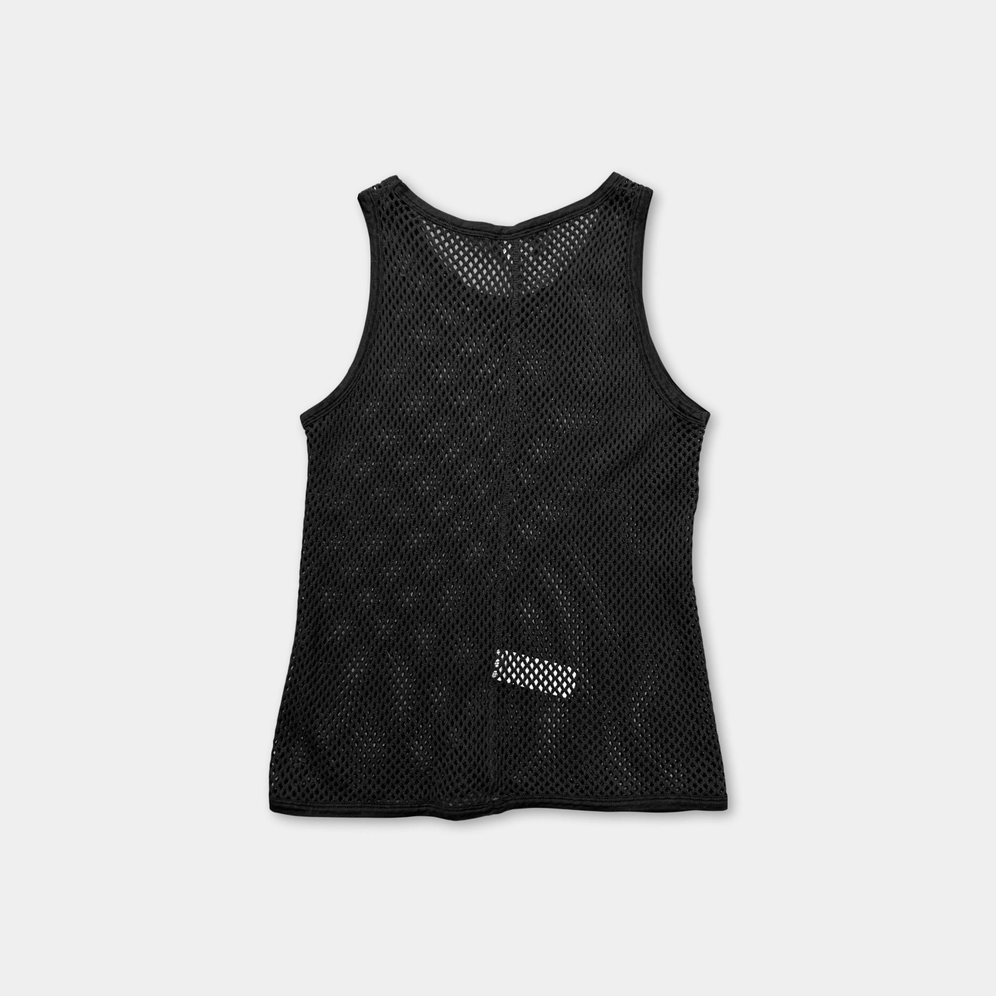 Dirk Bikkembergs Dirk Bikkembergs Sport Couture Black Mesh Tank Top Size US M / EU 48-50 / 2 - 4 Thumbnail