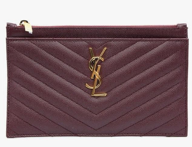 Saint Laurent Paris o1b1hav110225 Size: OS / Cassandre Matelasse Zipped Pouch Size ONE SIZE - 2 Thumbnail