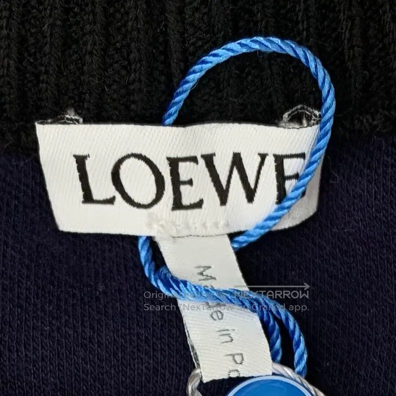 Loewe Loewe Multicolor Logo Embroidered Cotton Knit Sweater Size S / US 4 / IT 40 - 5 Thumbnail