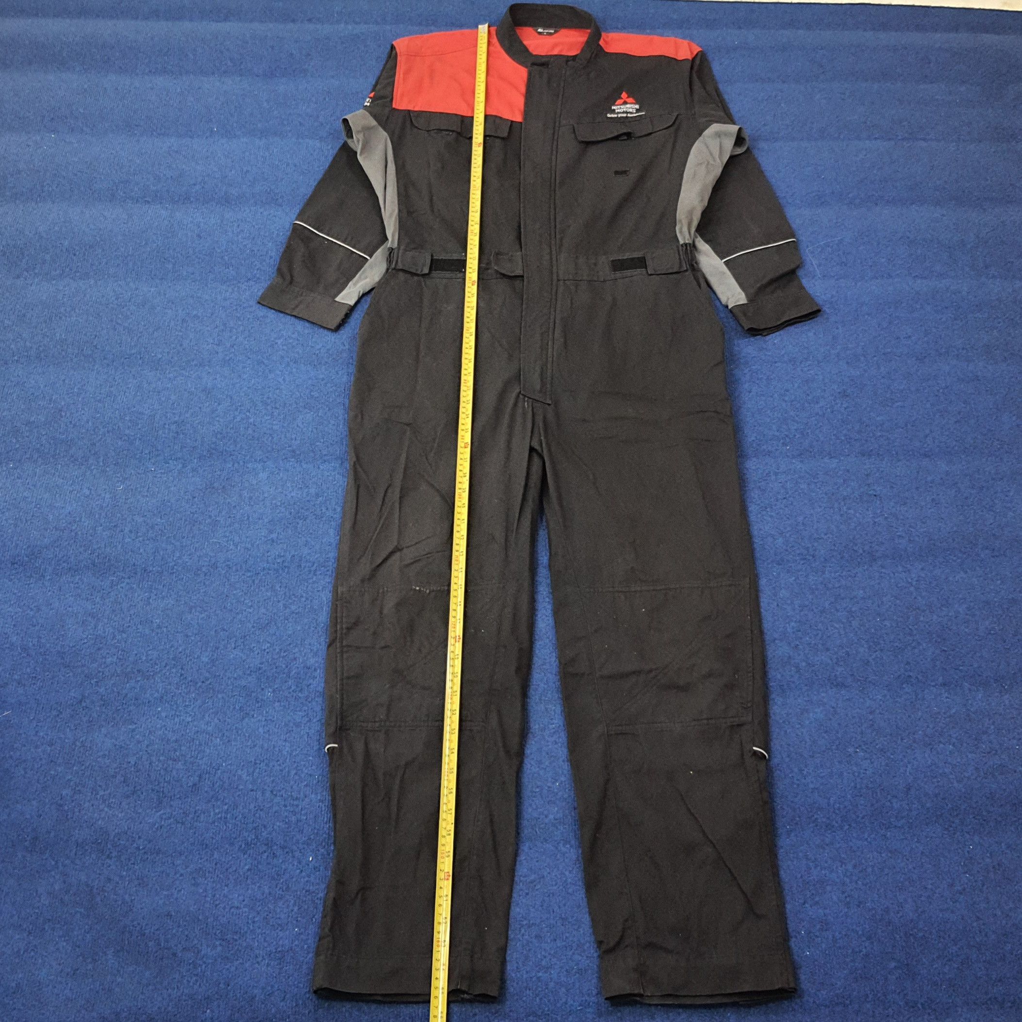Japanese Brand Vintage Mitsubishi Motor Sports Racing Coverall C257N4 Size US XL / EU 56 / 4 - 4 Thumbnail
