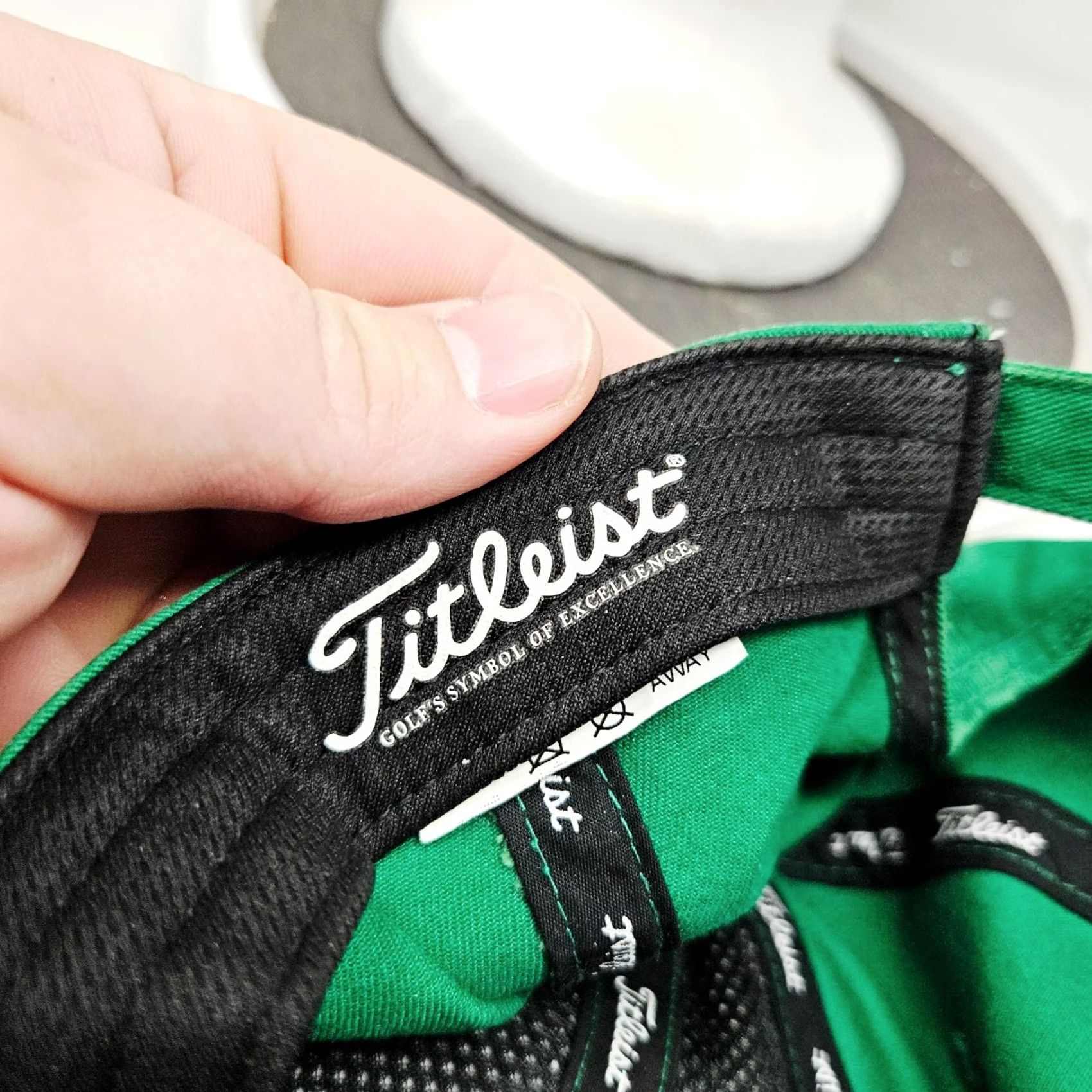 Titleist Titleist Hat Mens Strap Back Green White Performance Golf Cap Size ONE SIZE - 7 Thumbnail