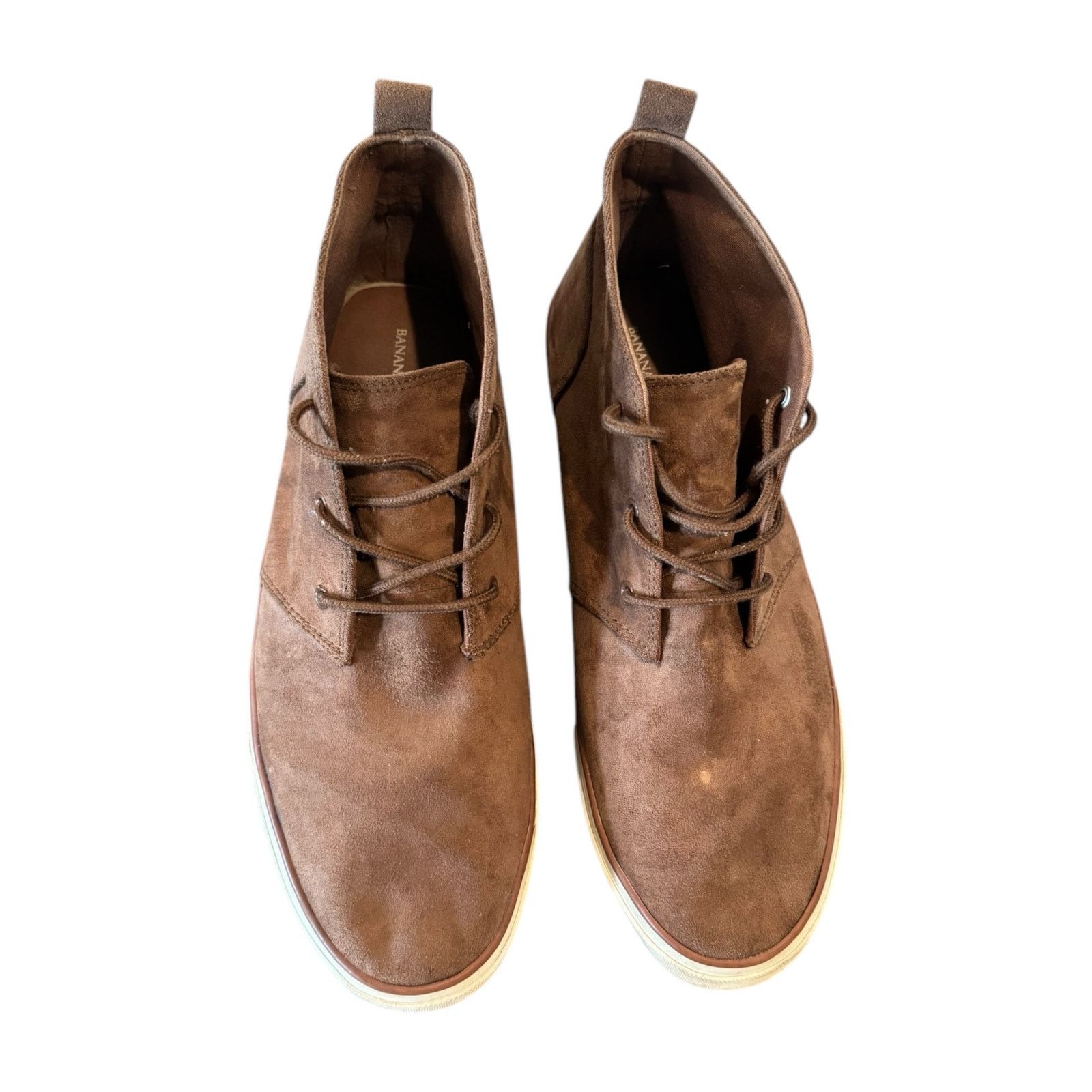 Banana Republic Banana Rebublic Men 12 Brwn Suede Chukka Sneaker S/595308-00 Size US 12 / EU 45 - 4 Thumbnail