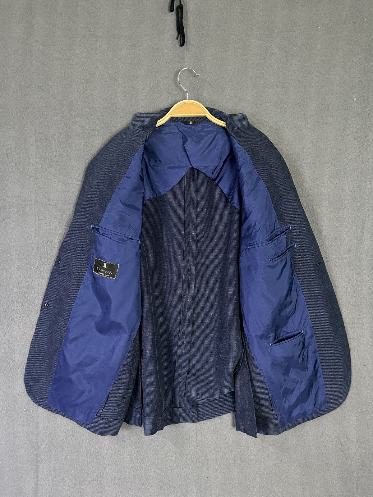 Lanvin × Vintage Lanvin Collection Wool / Silk Blazer Size 40R - 8 Thumbnail