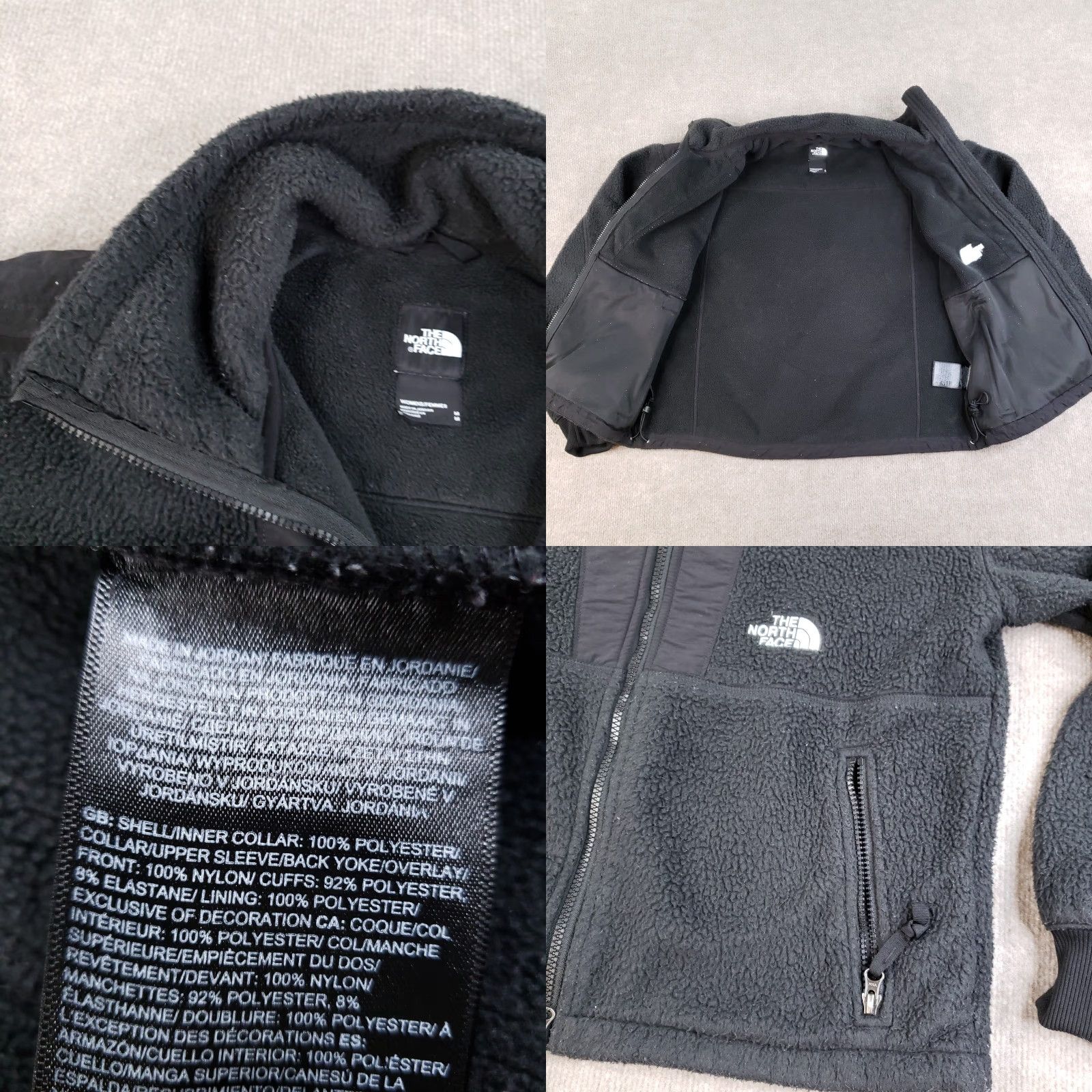 The North Face North Face Jacket Black Womens Medium Fleece Full Zip Sherpa Outdoor YKK Pockets Size M / US 6-8 / IT 42-44 - 8 Thumbnail