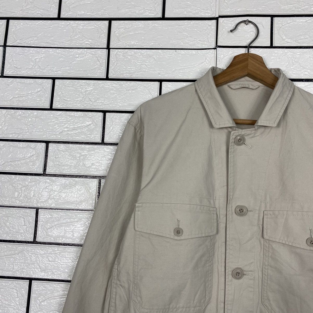 Japanese Brand 📌Button Chore Jacket Worker Uniqlo Undercover Size US S / EU 44-46 / 1 - 6 Thumbnail