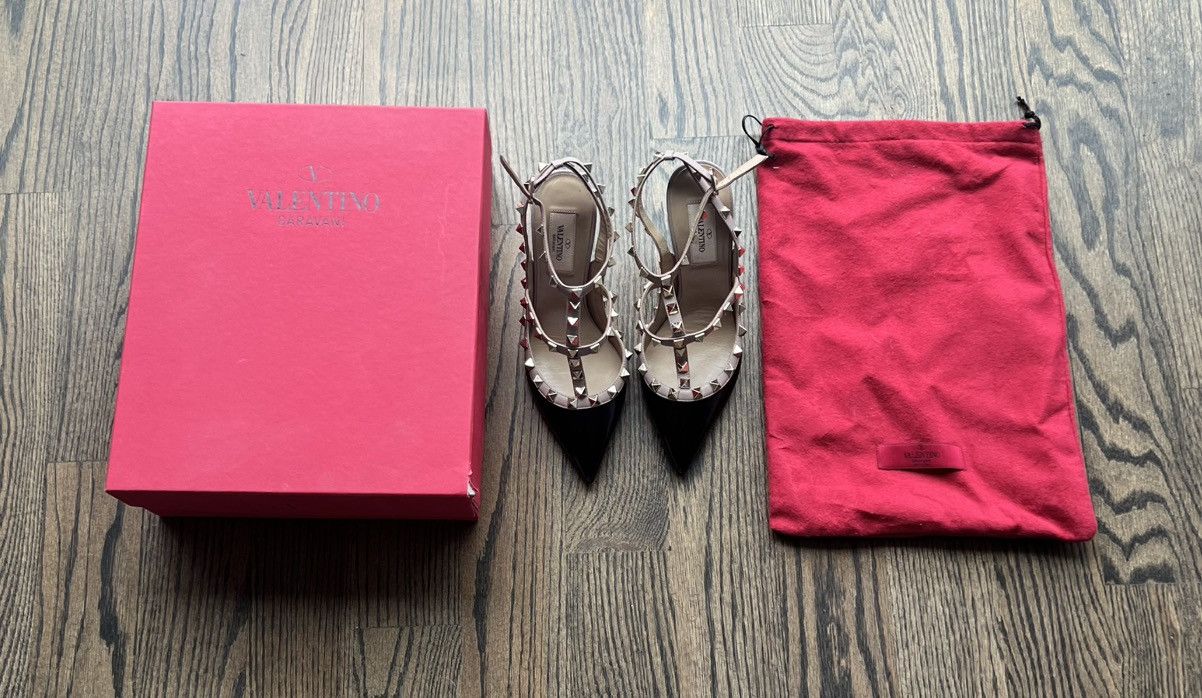 Valentino Valentino RockStud Ankle Heels Size US 7.5 / IT 37.5 - 7 Thumbnail