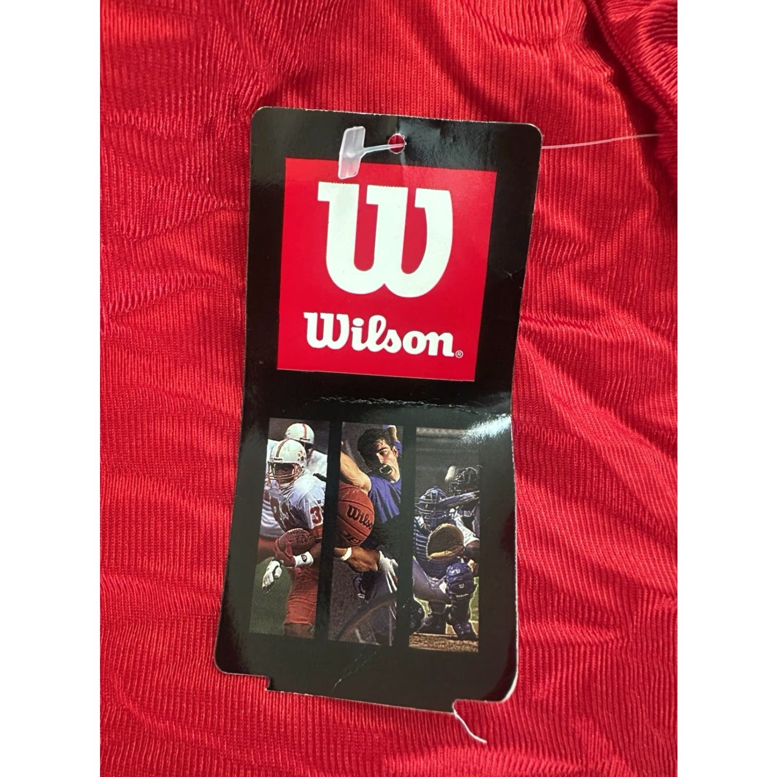 Wilson vintage Wilson dazzle basketball jersey shirt mens M NOS NWT 90s USA red tank jersey athletic 90s Mens Size US M / EU 48-50 / 2 - 2 Thumbnail