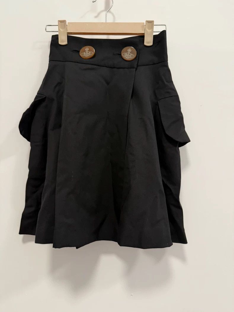 Vivienne Westwood Vivienne Westwood Black Wool Skirt - dmc Size US 34 / EU 50 - 1 Thumbnail