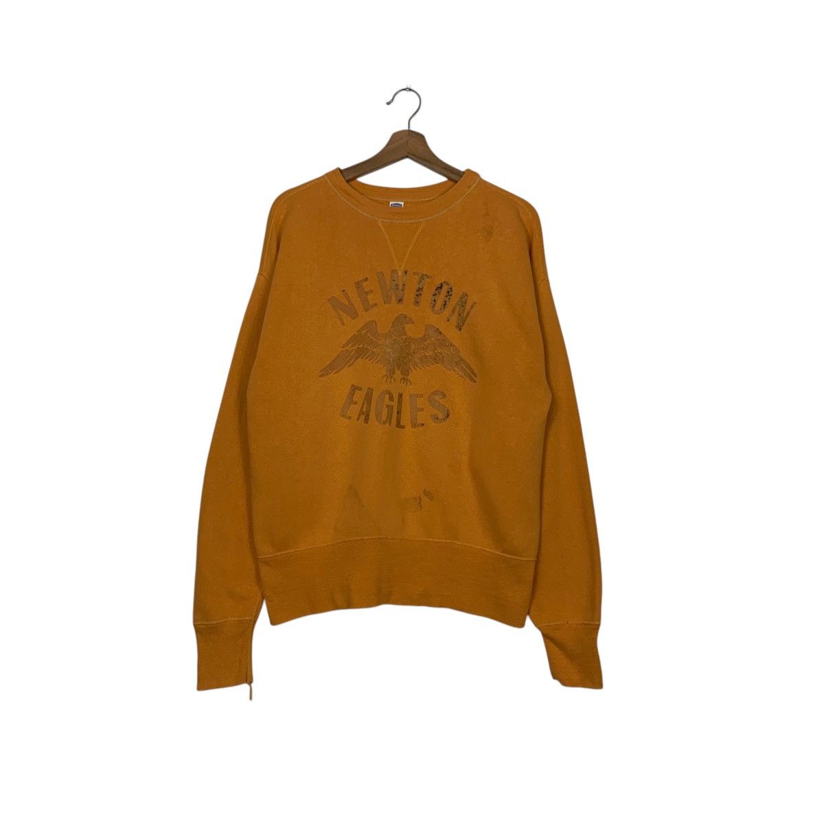 Warehouse & Co. 90’s WAREHOUSE Newton Eagles Big Logo Sweatshirt #2519-C114 Size US M / EU 48-50 / 2 - 1 Thumbnail