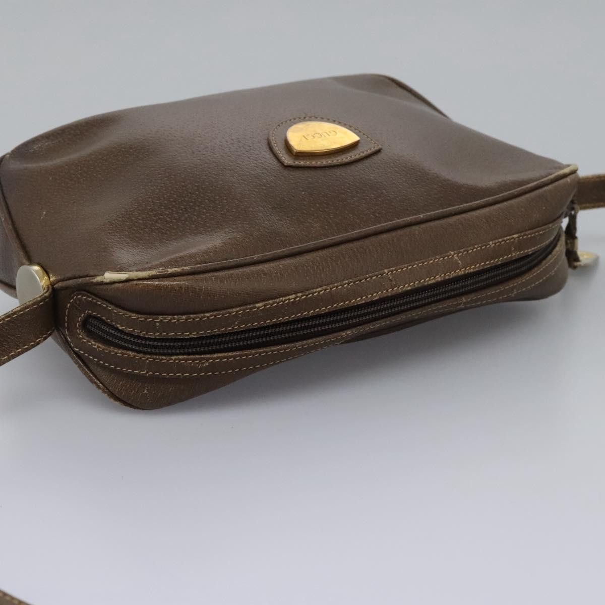 Gucci GUCCI Shoulder Bag Leather Brown Gold 001 261 001 261 Size ONE SIZE - 6 Thumbnail