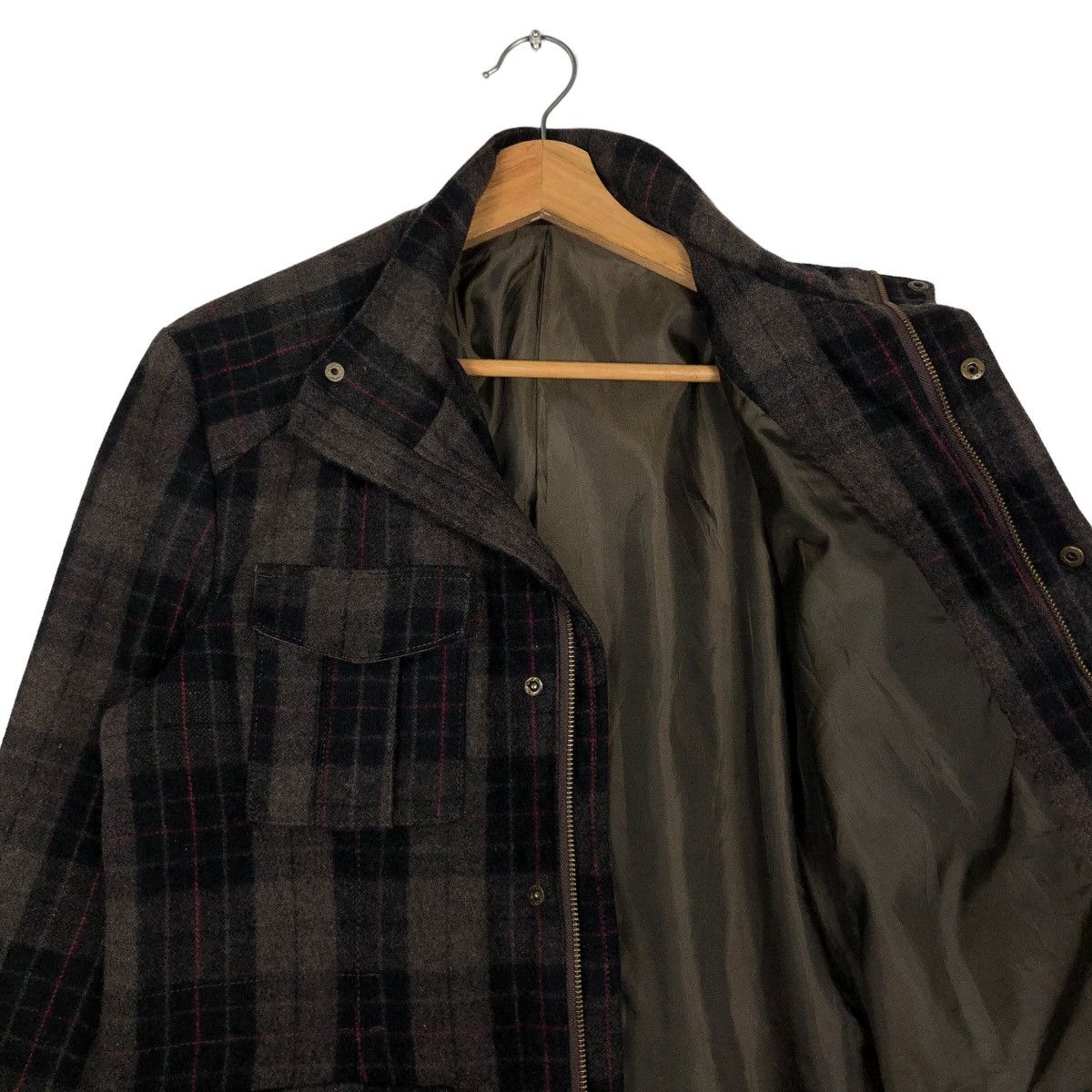 Other 🔥Biker Jacket Tartan Design Punk A.V.V Homme Japan Made Size US M / EU 48-50 / 2 - 10 Thumbnail