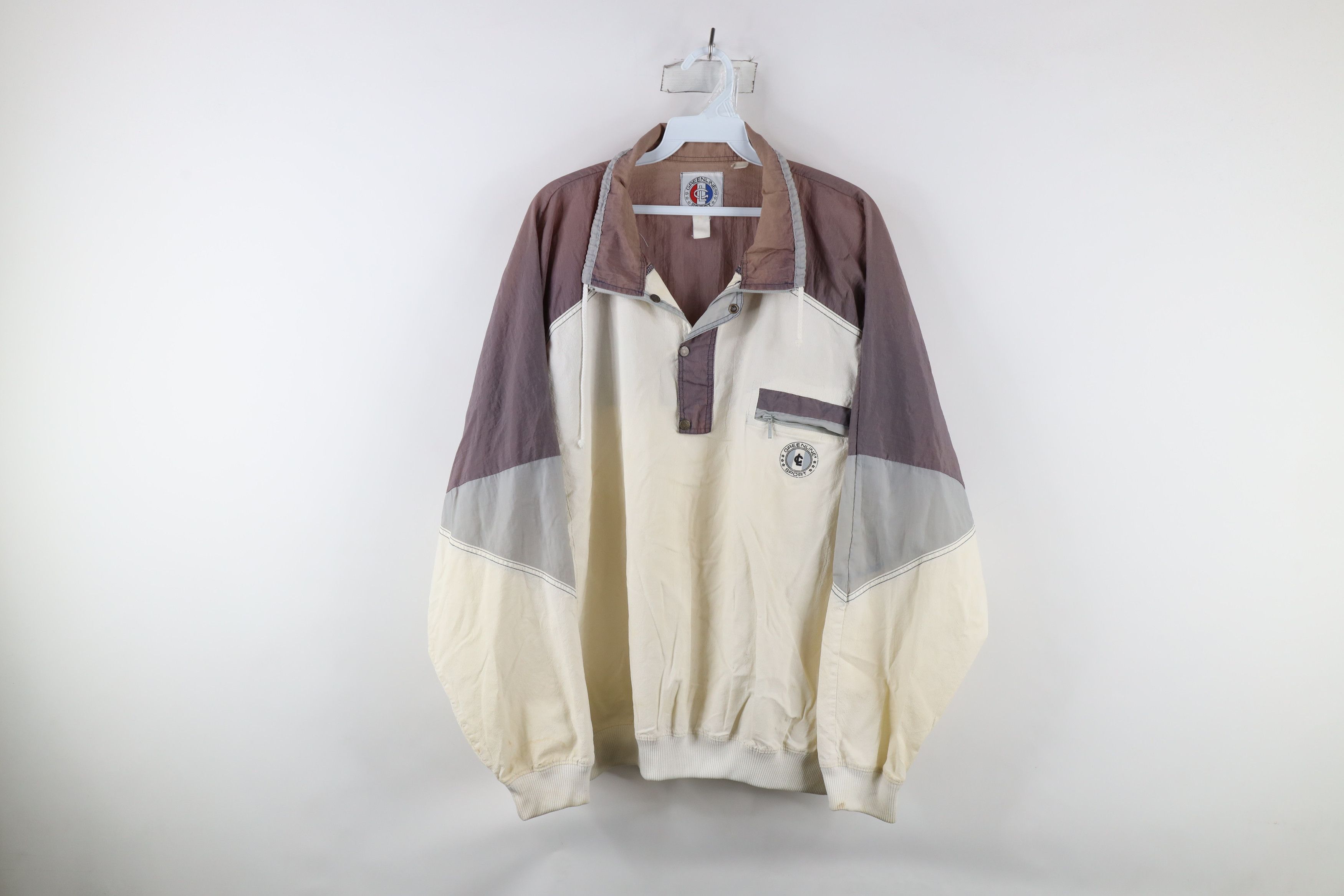 Vintage Vintage 90s Streetwear Block Pullover Windbreaker Jacket Size US XL / EU 56 / 4 - 1 Thumbnail