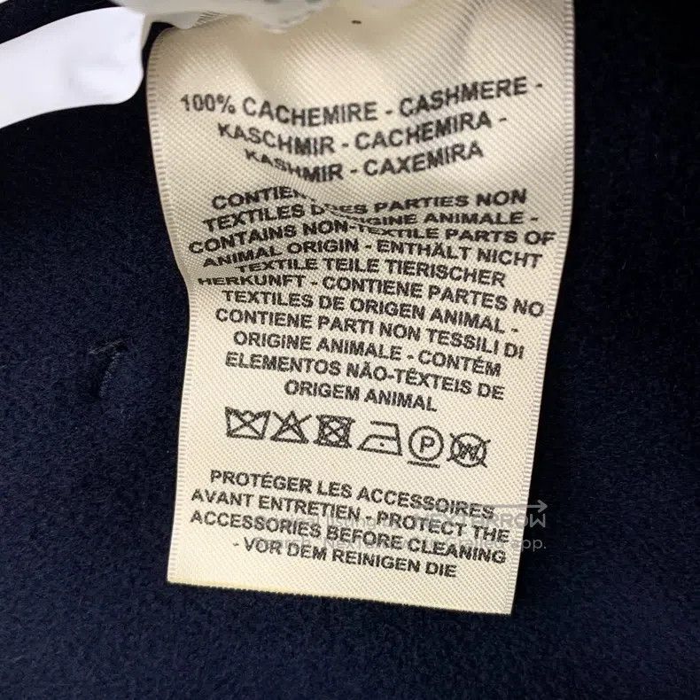 Hermes Hermes Black Cashmere Lapel Zip-Up Long Sleeve Jacket Coat Size XS / US 0-2 / IT 36-38 - 7 Thumbnail