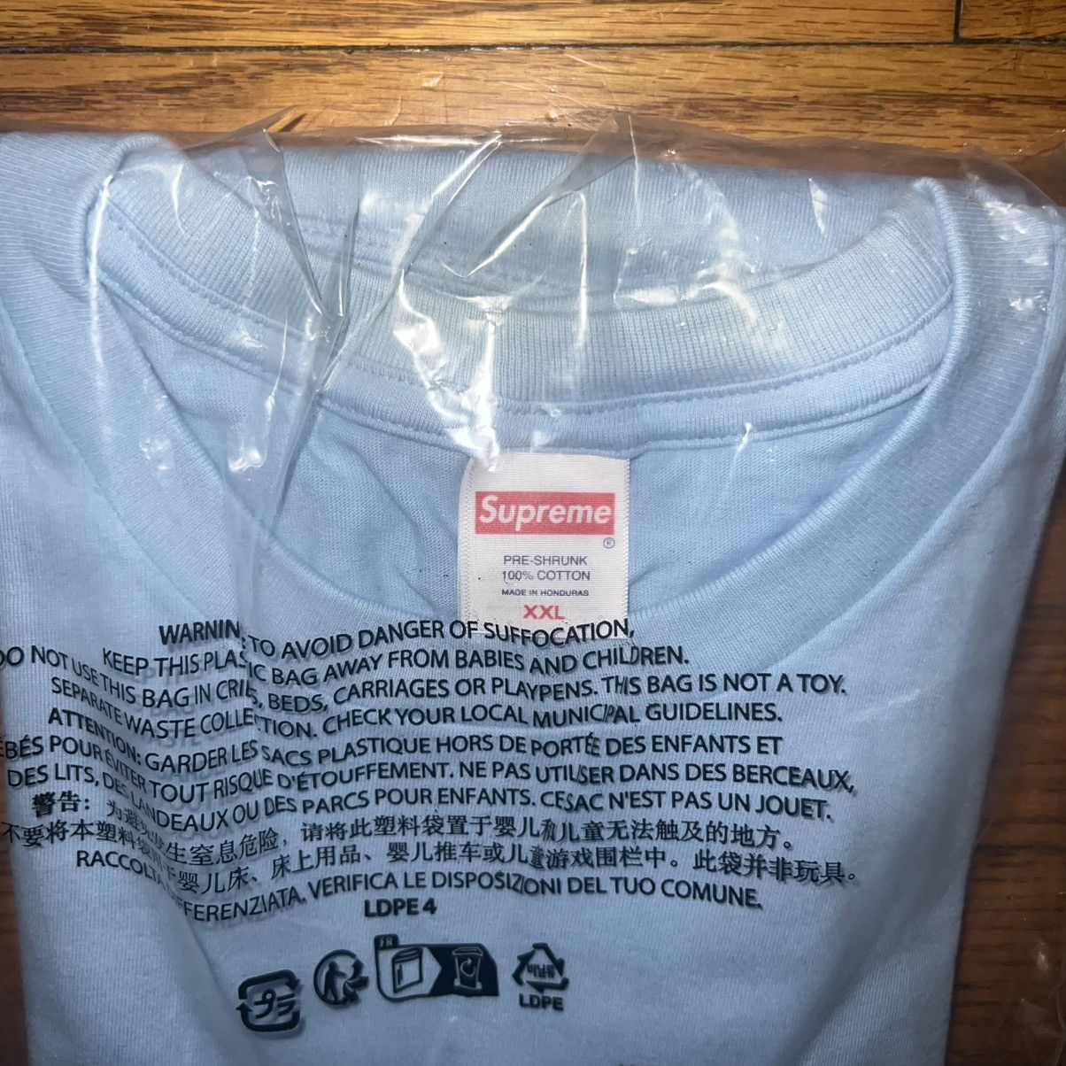 Supreme Supreme Duck Tee Powder Blue Size: Extra Extra Large Size US XXL / EU 58 / 5 - 3 Thumbnail