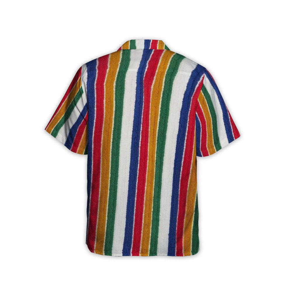 Designer Howell Sunset Towelling Stripe Shirt Size US L / EU 52-54 / 3 - 2 Thumbnail