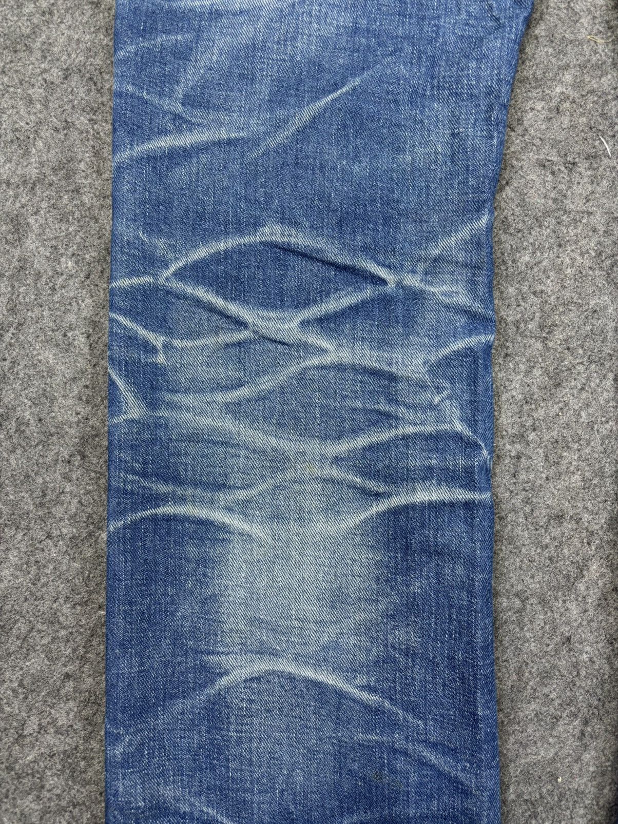 Japanese Brand 💥Insane Style💥fin&Sons Japan Smoky Fades Denim K6 Size US 34 / EU 50 - 12 Thumbnail