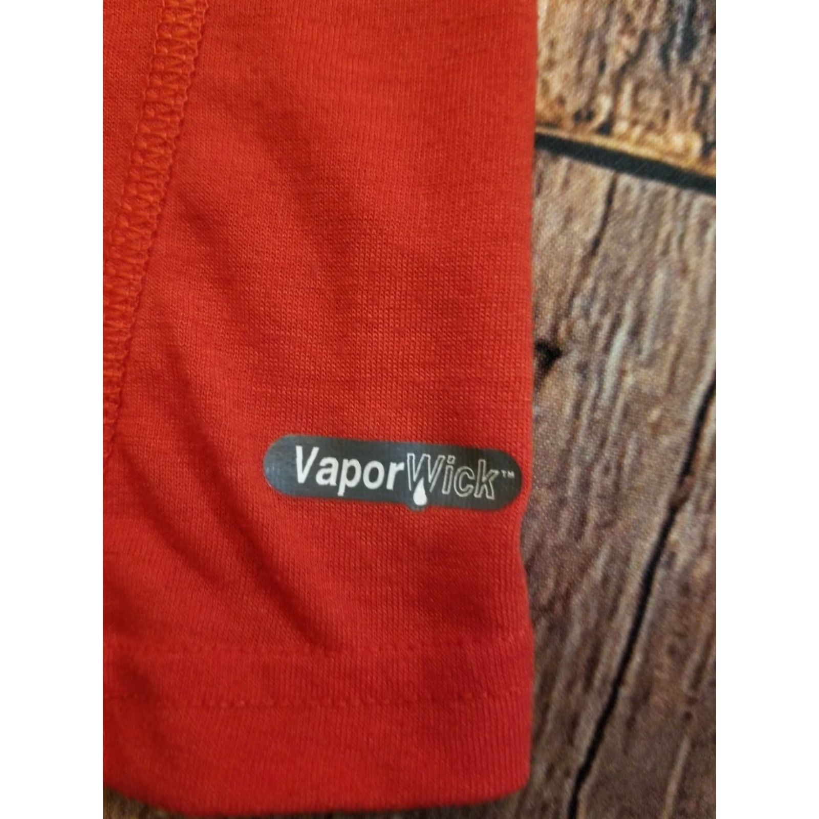 The North Face The North Face Vapor Wick 1/4 Zip Red and Gray Pullover Shirt Mens M Size US M / EU 48-50 / 2 - 3 Thumbnail