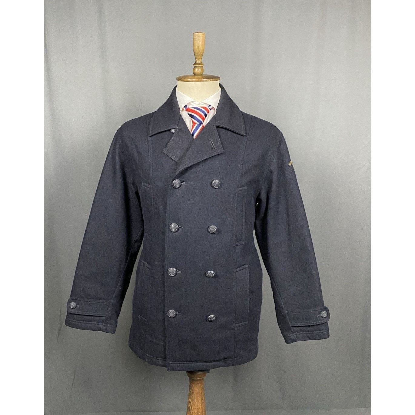 Paul & Shark Paul&Shark Vintage Blue Wool Double Breasted Insulated Yacht Size US S / EU 44-46 / 1 - 1 Thumbnail