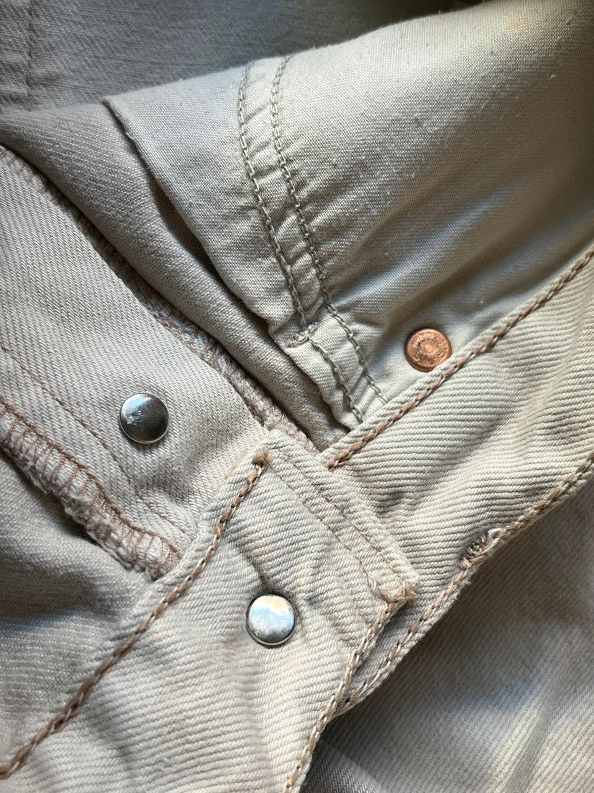 Levi's Levi’s 681 02 W 31 L 32 Beige 1998 Made in Spain Orange Tab Size US 31 - 11 Thumbnail