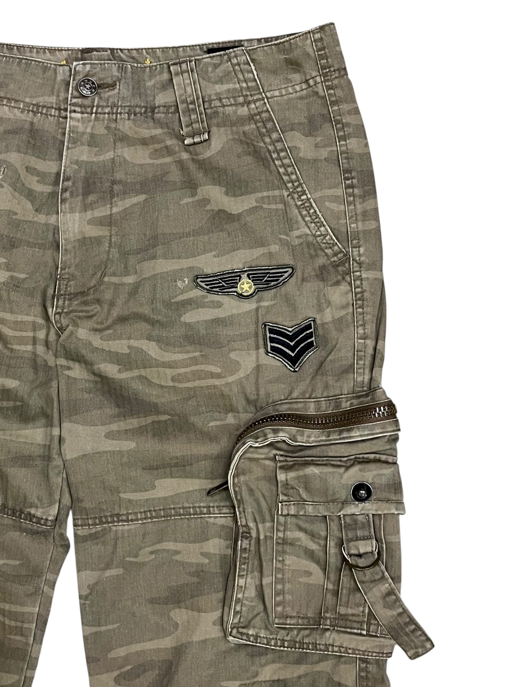 KISS 🔥RARE Kissmark Japan Camo 3D Cargo Military Pants Size US 34 / EU 50 - 5 Thumbnail