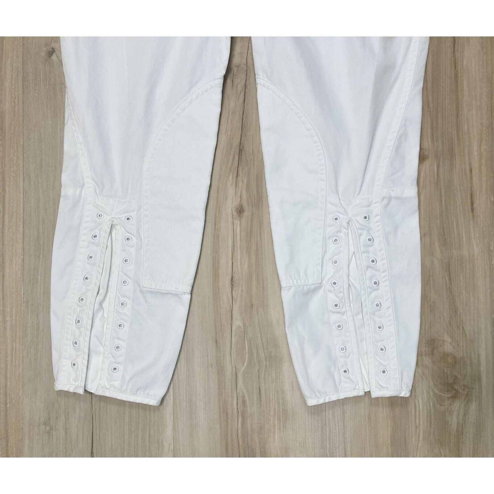 Balenciaga BALENCIAGA Women’s 6 US /36 EU Pants Crop White Y2K Vintage Size 28" / US 6 / IT 42 - 5 Thumbnail