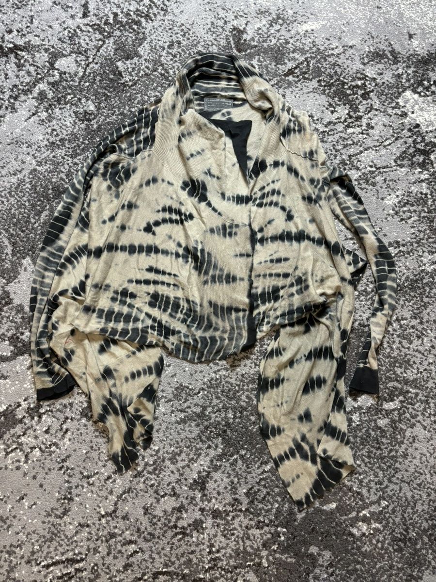 Allsaints × Japanese Brand × Vintage Vintage AllSaints Gilet Tie Dye Cascade Vest Cardigan Size XL / US 12-14 / IT 48-50 - 1 Thumbnail
