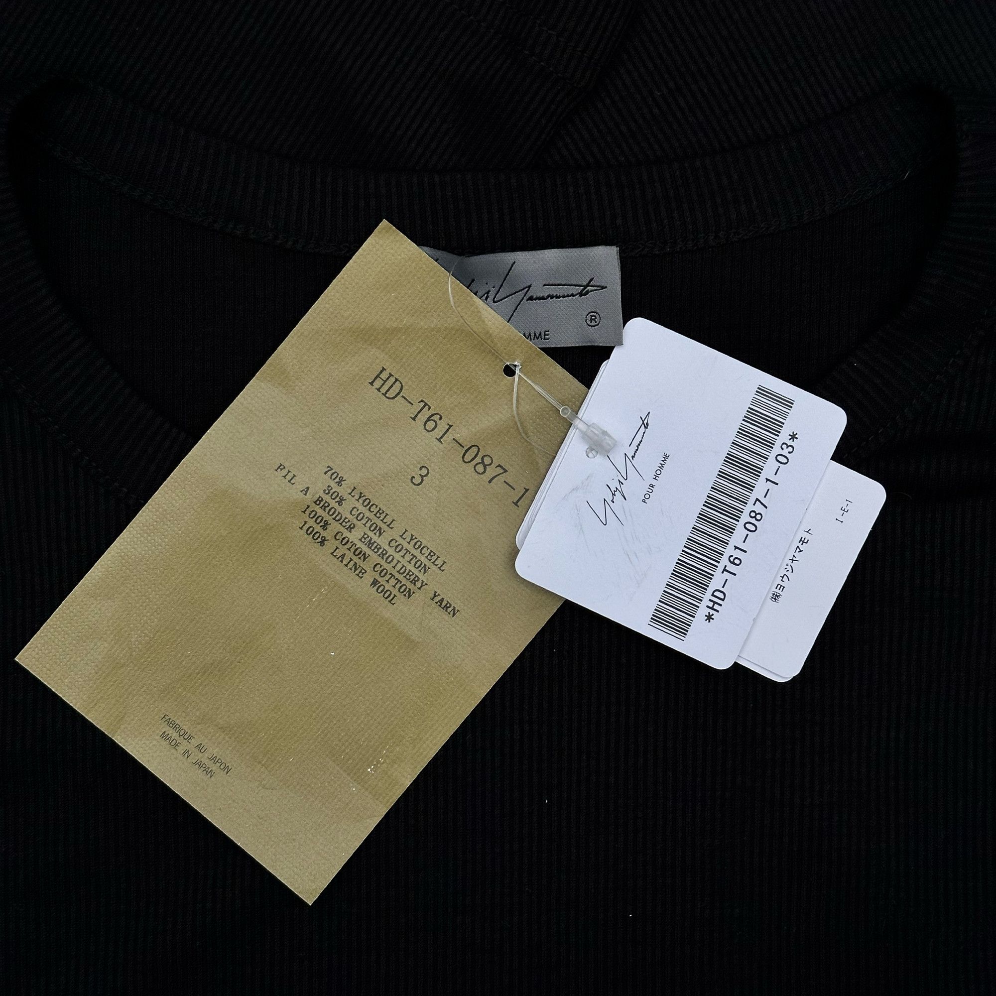 Yohji Yamamoto Pour Homme Embroidery Sweater Size US M / EU 48-50 / 2 - 8 Thumbnail