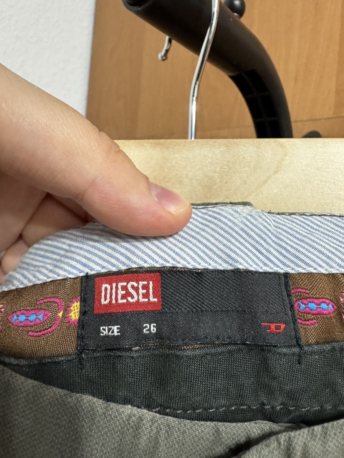 Diesel DIESEL Vintage Y2K Low-Rise Cropped Cargo/Biker Pants Size 26" / US 2 / IT 38 - 6 Thumbnail