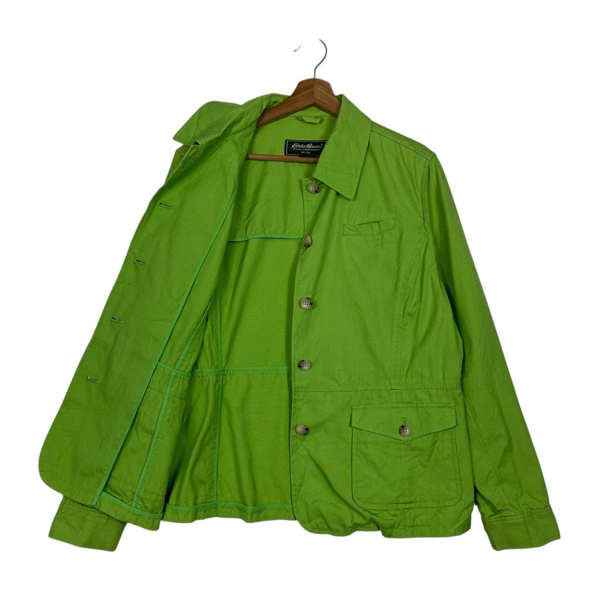 Eddie Bauer Eddie Bauer Green Cotton Jacket Size L / US 10 / IT 46 - 9 Thumbnail