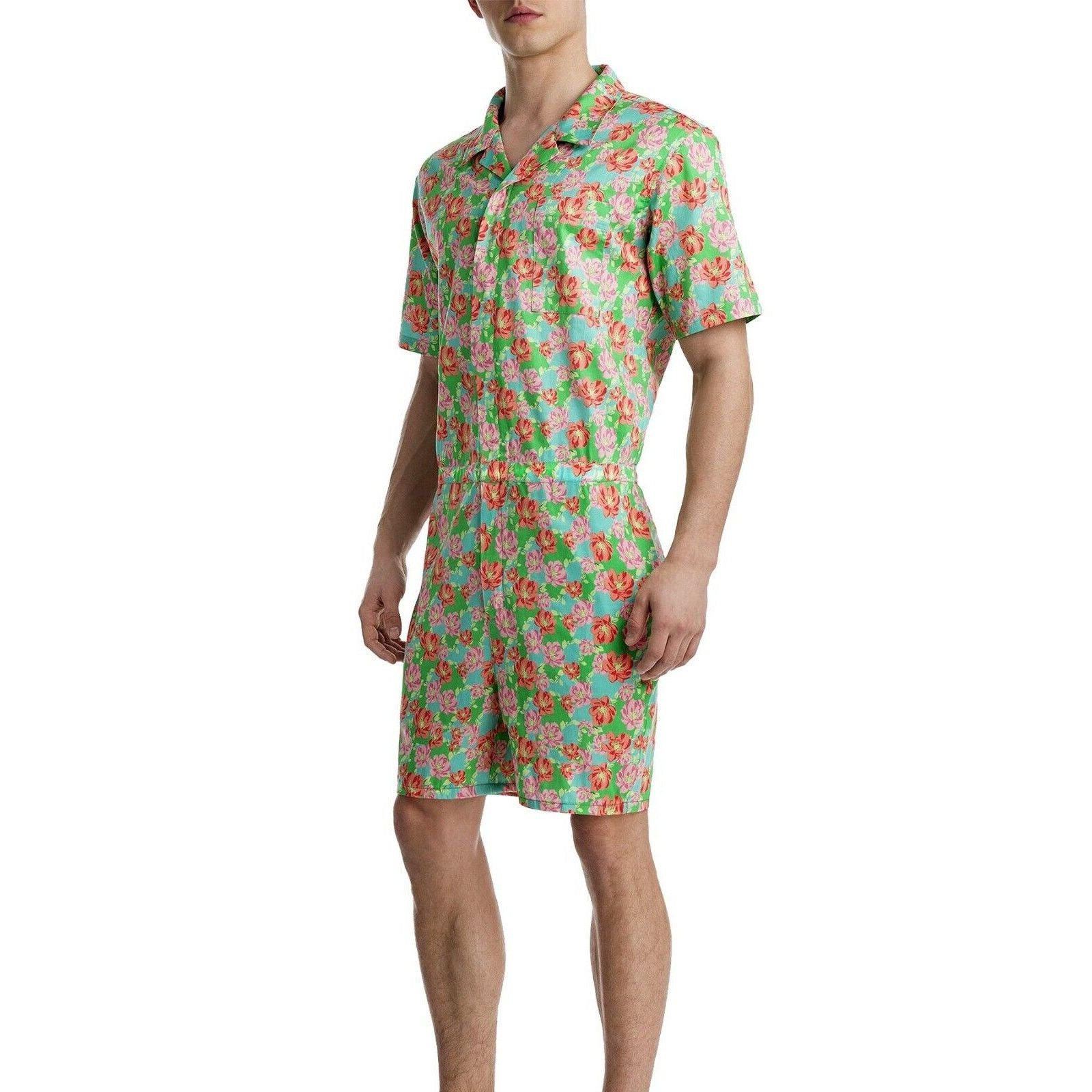 Mr Turk Mr Turk × 2(X)IST Colorblock Linen Romper Playsuit Retro M Size US 34 / EU 50 - 2 Thumbnail