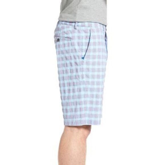 Tommy Bahama Tommy Bahama Mens Blue Checked Pockets Lightweight Long Golf Size US 28 / EU 44 - 6 Thumbnail