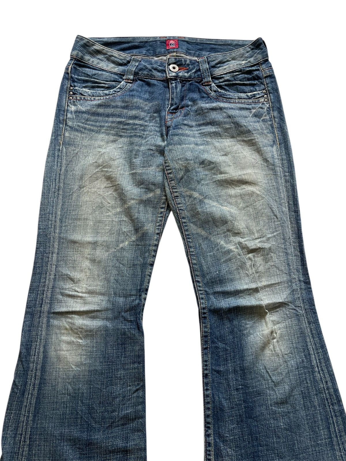 Hysteric Glamour × Japanese Brand × Le Grande Bleu (L.G.B.) Vintage japanese brand bootcut flare jeans Size US 30 / EU 46 - 3 Thumbnail
