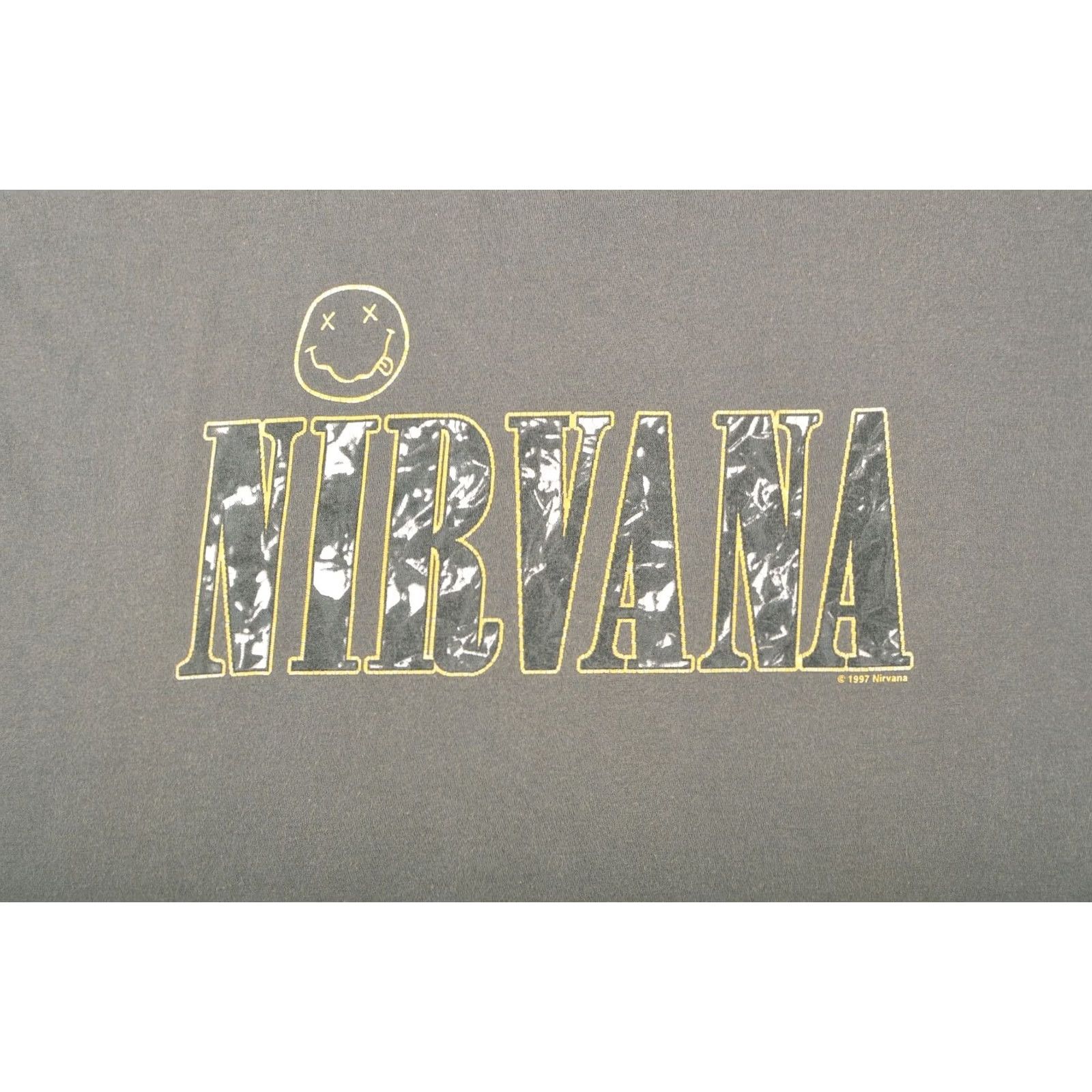 Vintage J's Classic Nirvana 1997 Vintage T-Shirt Tee 90s Band Music Mens Shirt L Gray Size US L / EU 52-54 / 3 - 2 Thumbnail