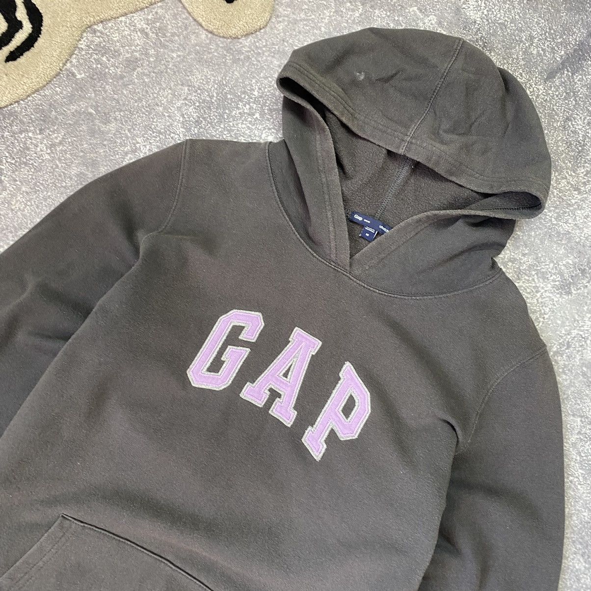 Gap Vintage Gap Big Logo Hype Brown colour women’s hoodie Size M / US 6-8 / IT 42-44 - 3 Thumbnail