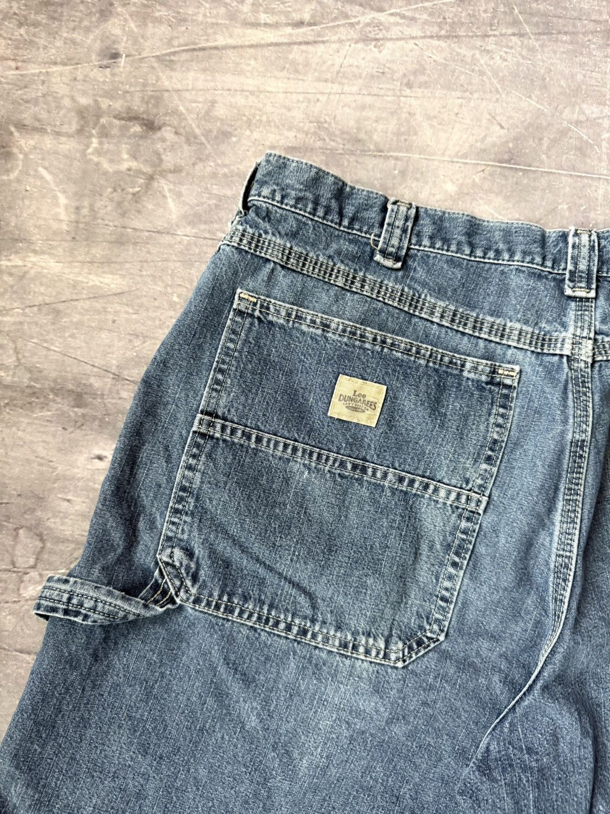 Vintage Vintage Lee Dungarees Carpenter Shorts (36) Size US 36 / EU 52 - 6 Thumbnail