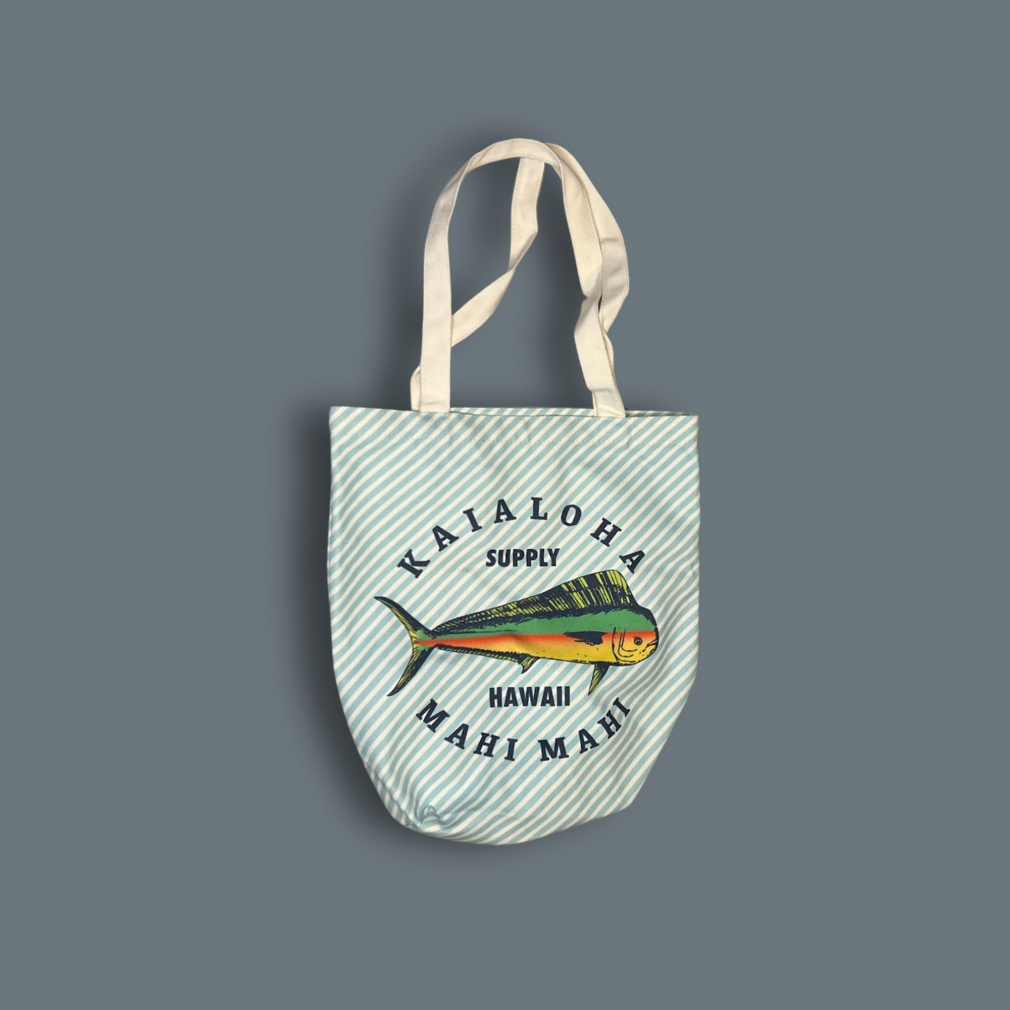 Other Kaialoha Supply Mahi Mahi Tote Bag With Striped Design & Dur Size ONE SIZE - 2 Thumbnail