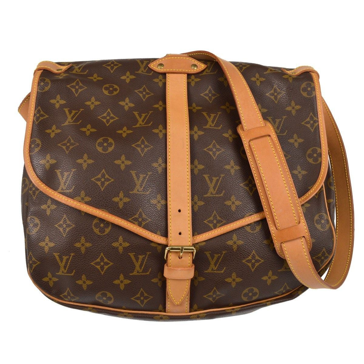 Louis Vuitton Louis Vuitton Saumur Handbag Monogram Canvas Size ONE SIZE - 1 Thumbnail
