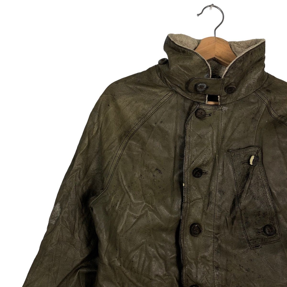 Japanese Brand 🔥90’s Biker Leather Jacket Christian Peau Size US M / EU 48-50 / 2 - 6 Thumbnail