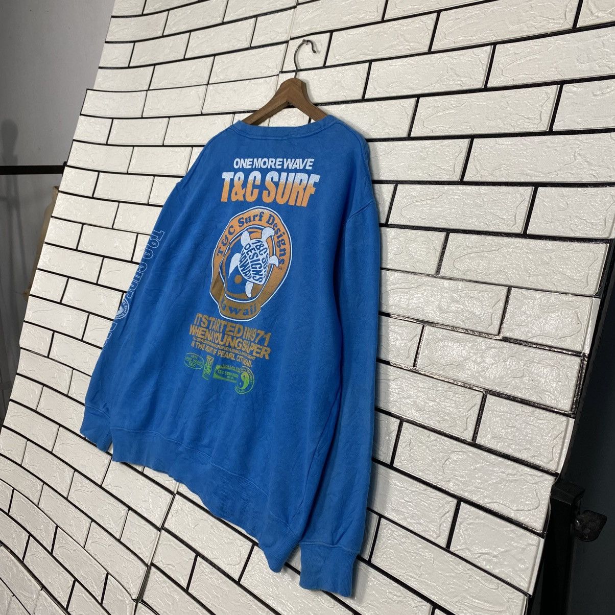 Japanese Brand 📌Vintage Sweatshirt T&C Surf Hawaii Big Logo Size US XL / EU 56 / 4 - 11 Thumbnail