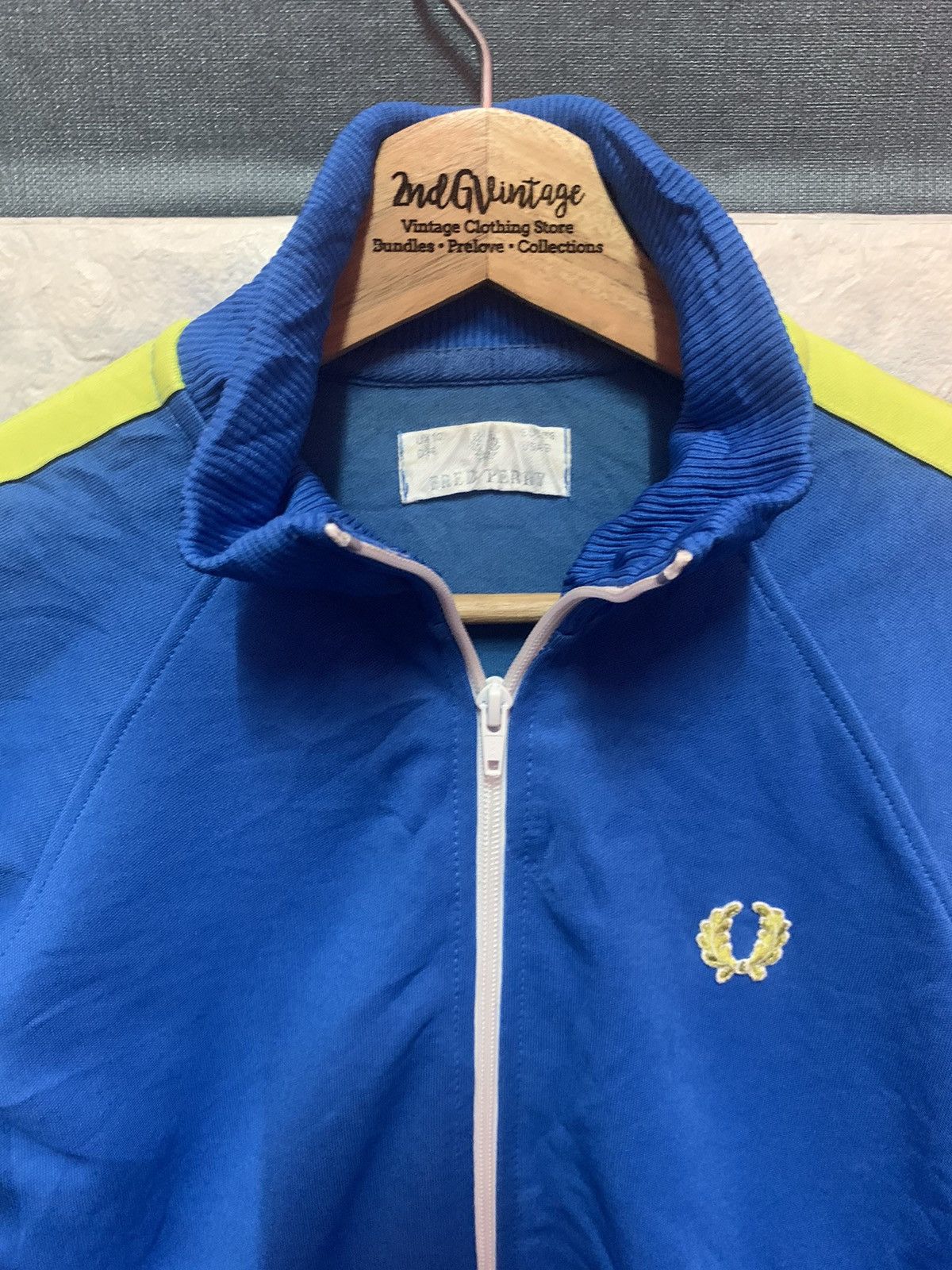 Fred Perry × Vintage VINTAGE!! 80's Track Top FRED PERRY Size US S / EU 44-46 / 1 - 3 Thumbnail