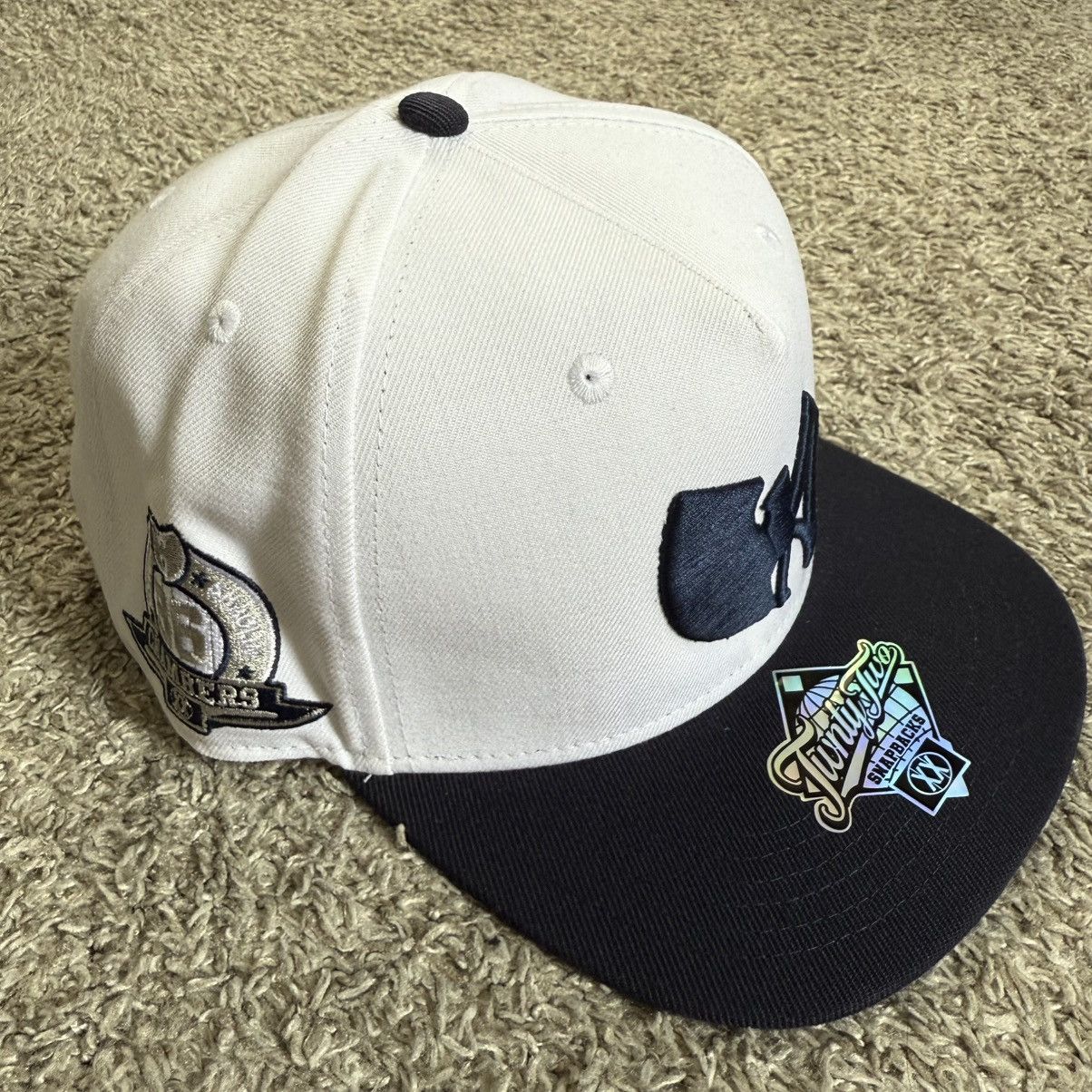 TWNTY-TWO 🔴Wu-Tang Hat Wu NYC Yankees Twnty Two Snapback Rza Raekwon Size ONE SIZE - 3 Thumbnail